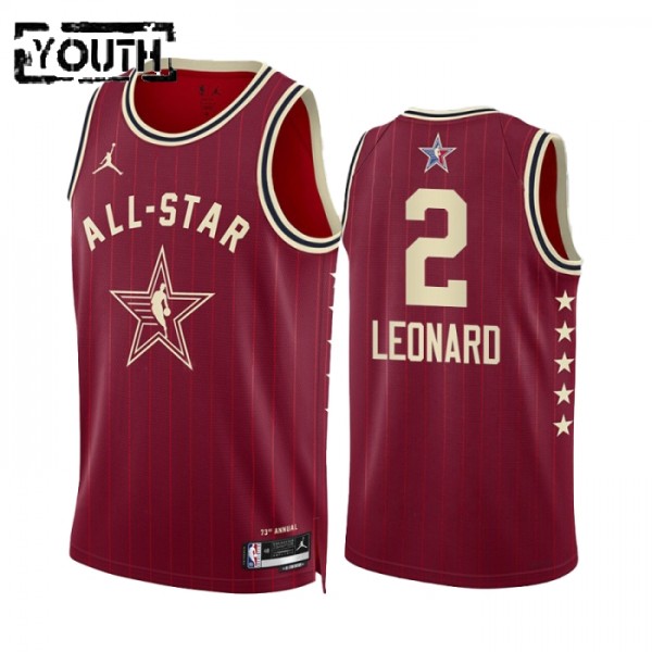 All-Star 2024 Trikot Western Conference Kawhi Leonard Rot Swingman - Kinder